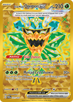 Teal Mask Ogerpon ex 221/167 Twilight Masquerade