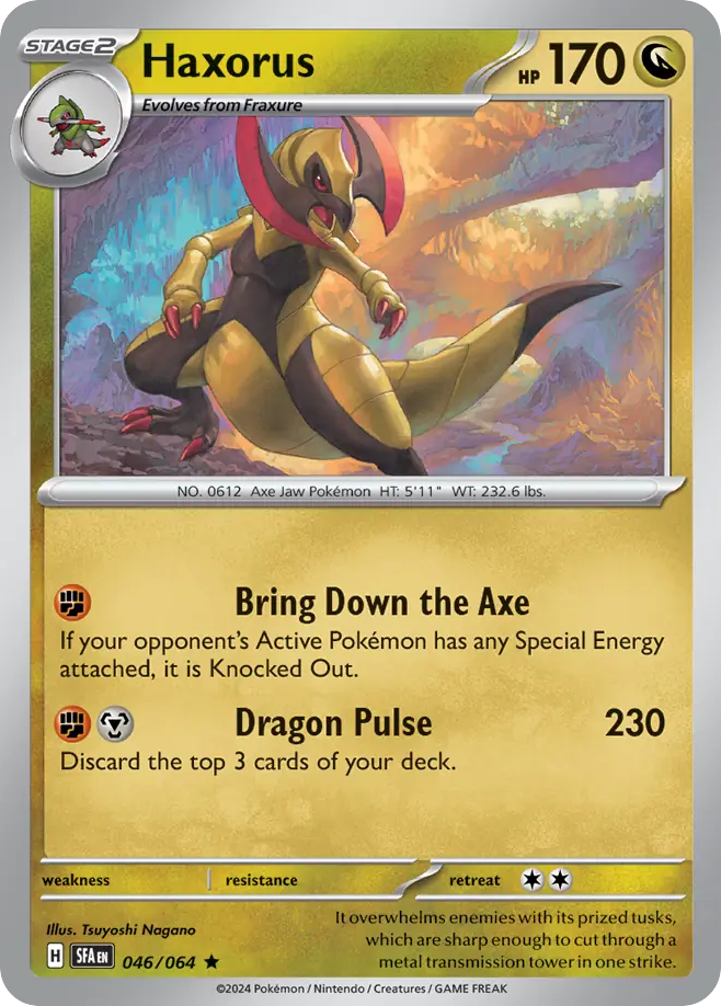 Haxorus 046/064 Shrouded Fable