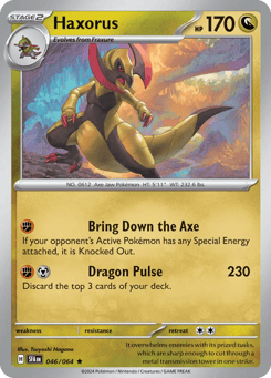 Haxorus 046/064 Shrouded Fable