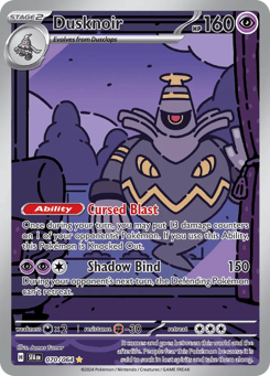Dusknoir 070/064 Shrouded Fable