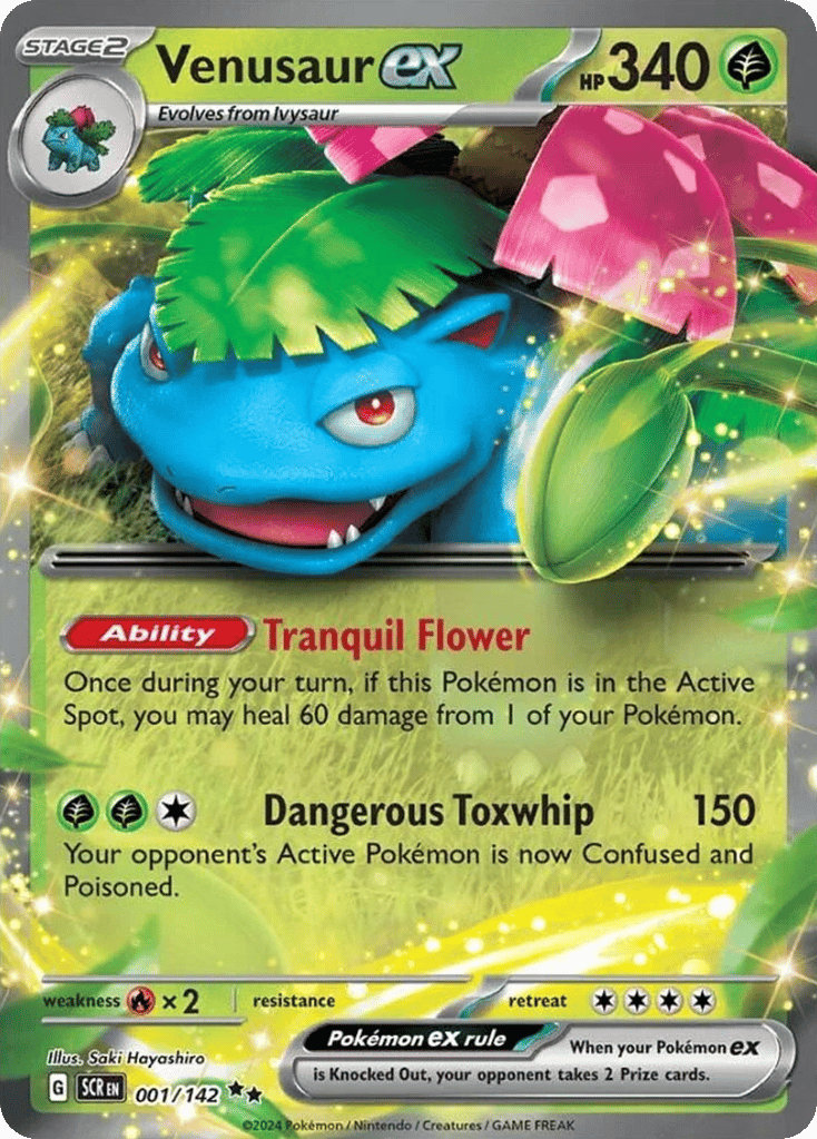 Venusaur ex 001/142 Stellar Crown