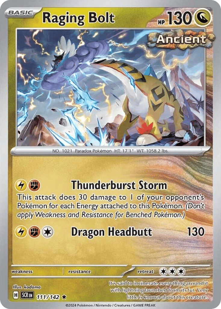 Raging Bolt 111/142 Stellar Crown