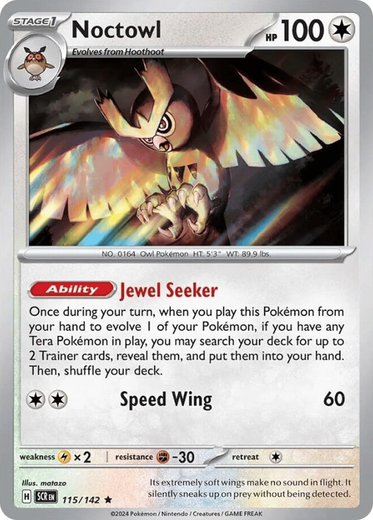 Noctowl 115/142 Stellar Crown