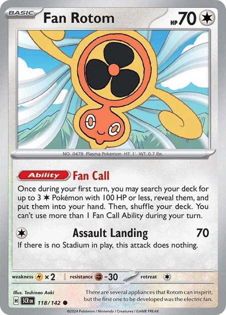 Fan Rotom 118/142 Stellar Crown