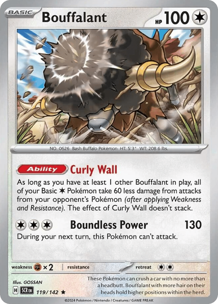Bouffalant 119/142 Stellar Crown
