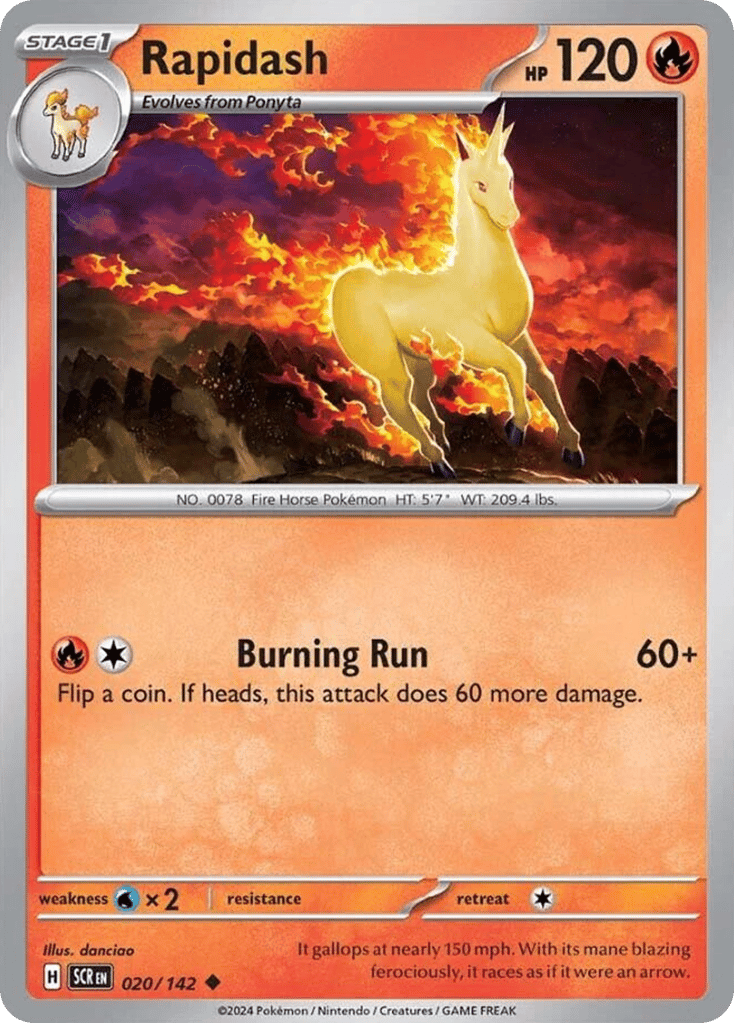 Rapidash 020/142 Stellar Crown
