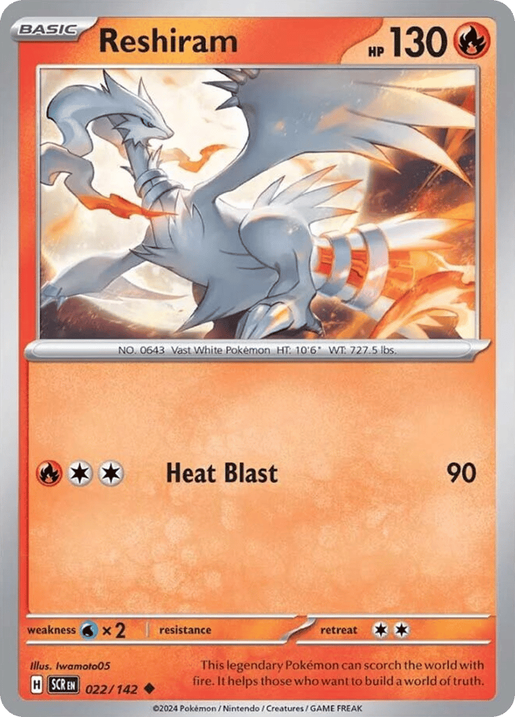 Reshiram 022/142 Stellar Crown