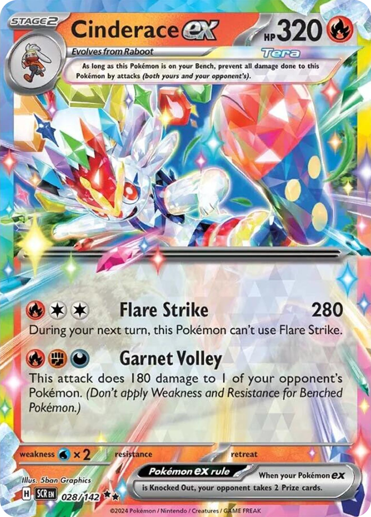 Cinderace ex 028/142 Stellar Crown