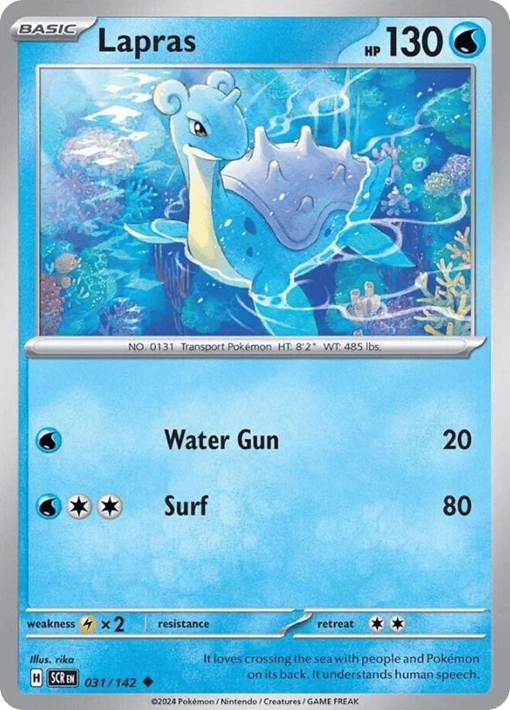 Lapras 031/142 Stellar Crown