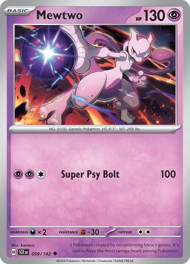 Mewtwo 059/142 Stellar Crown