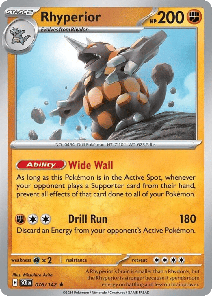 Rhyperior 076/142 Stellar Crown