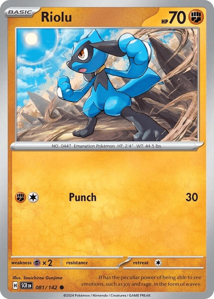 Riolu 081/142 Stellar Crown