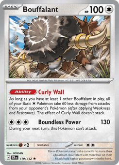 Bouffalant 119/142 Stellar Crown