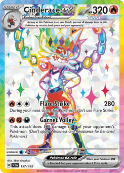 Cinderace ex 157/142 Stellar Crown