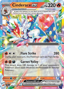 Cinderace ex 028/142 Stellar Crown