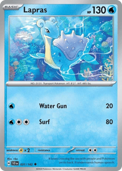 Lapras 031/142 Stellar Crown