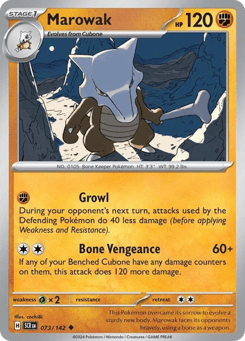 Marowak 073/142 Stellar Crown