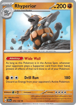 Rhyperior 076/142 Stellar Crown