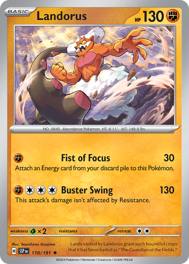Landorus 110/191 Surging Sparks