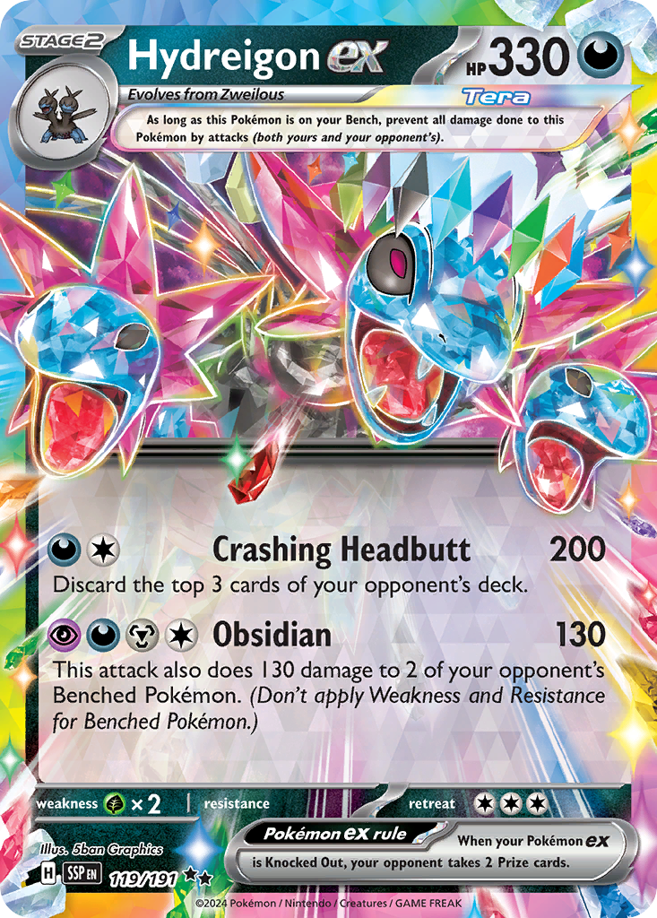 Hydreigon ex 119/191 Surging Sparks