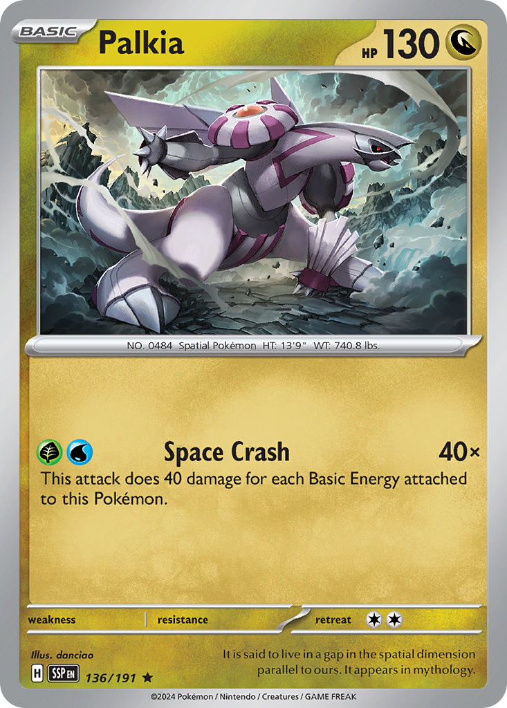 Palkia 136/191 Surging Sparks