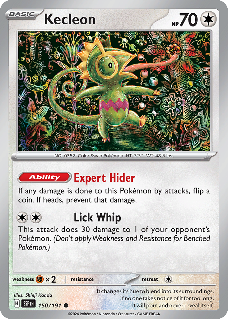 Kecleon 150/191 Surging Sparks
