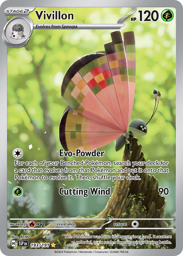 Vivillon 193/191 Surging Sparks