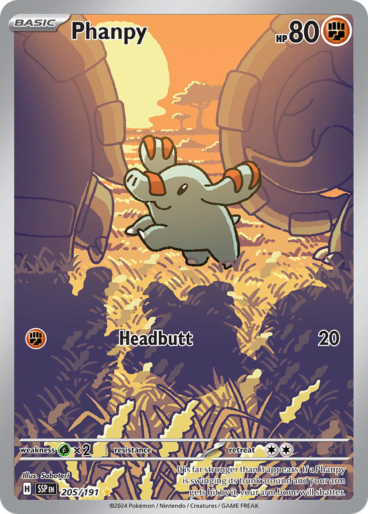Phanpy 205/191 Surging Sparks