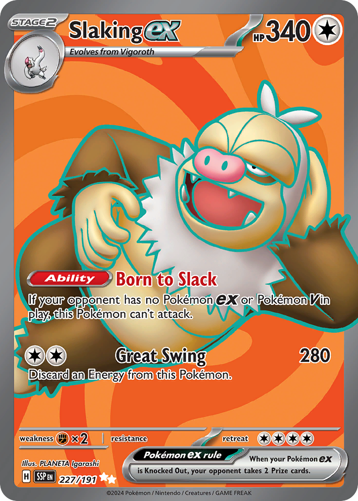Slaking ex 227/191 Surging Sparks