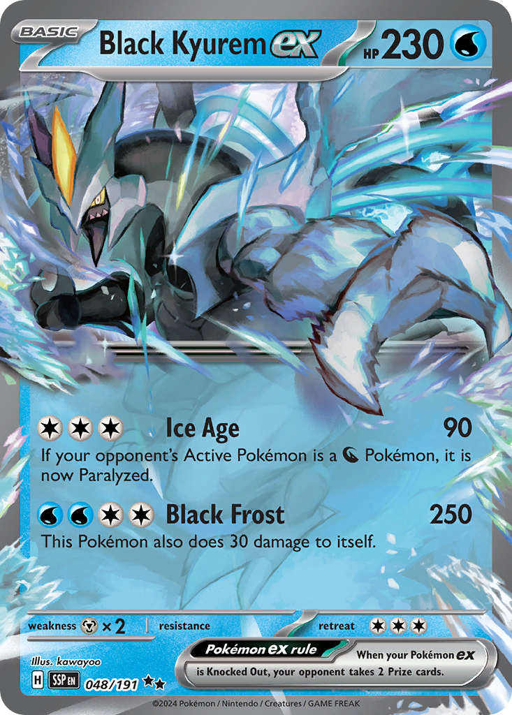 Black Kyurem ex 048/191 Surging Sparks
