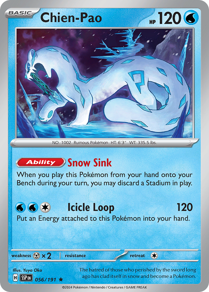 Chien-Pao 056/191 Surging Sparks