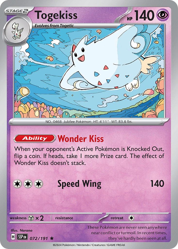 Togekiss 072/191 Surging Sparks