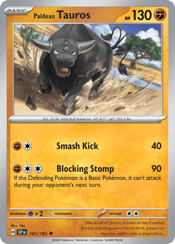Paldean Tauros 101/191 Surging Sparks