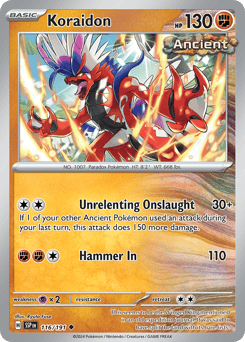 Koraidon 116/191 Surging Sparks