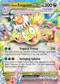 Alolan Exeggutor ex 133/191 Surging Sparks