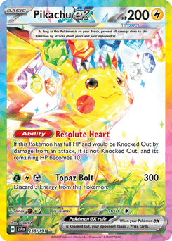 Pikachu ex 238/191 Surging Sparks