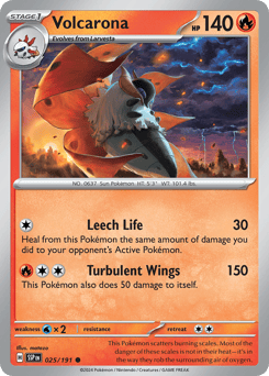 Volcarona 025/191 Surging Sparks