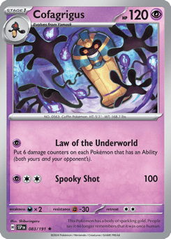 Cofagrigus 083/191 Surging Sparks