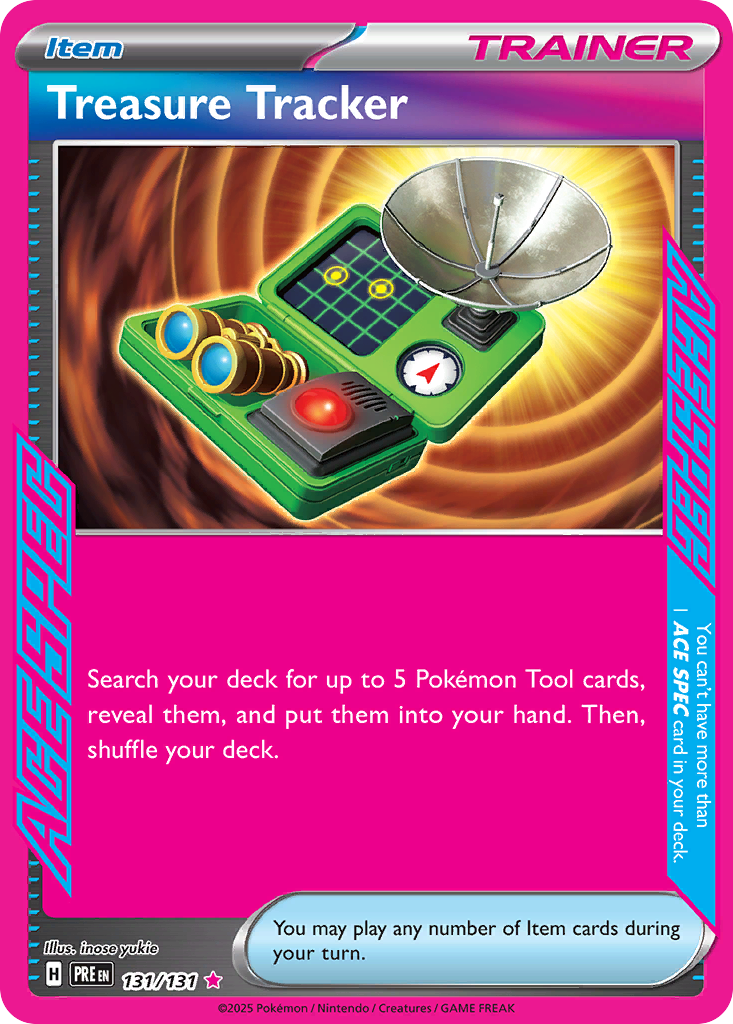 Treasure Tracker 131/131 Prismatic Evolutions