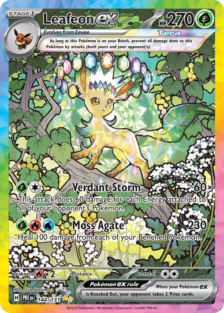 Leafeon ex 144/131 Prismatic Evolutions