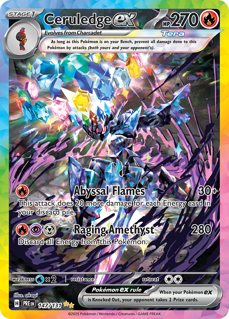 Ceruledge ex 147/131 Prismatic Evolutions