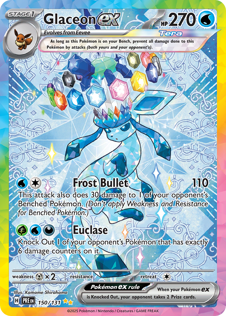 Glaceon ex 150/131 Prismatic Evolutions