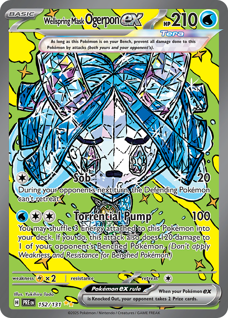 Wellspring Mask Ogerpon ex 152/131 Prismatic Evolutions
