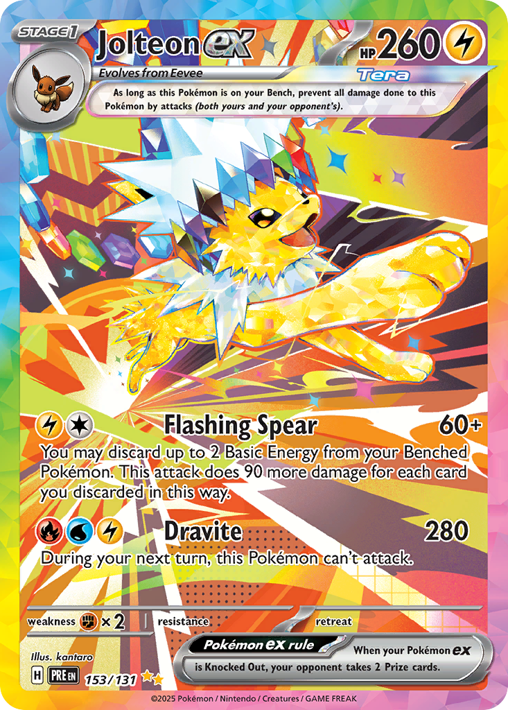 Jolteon ex 153/131 Prismatic Evolutions