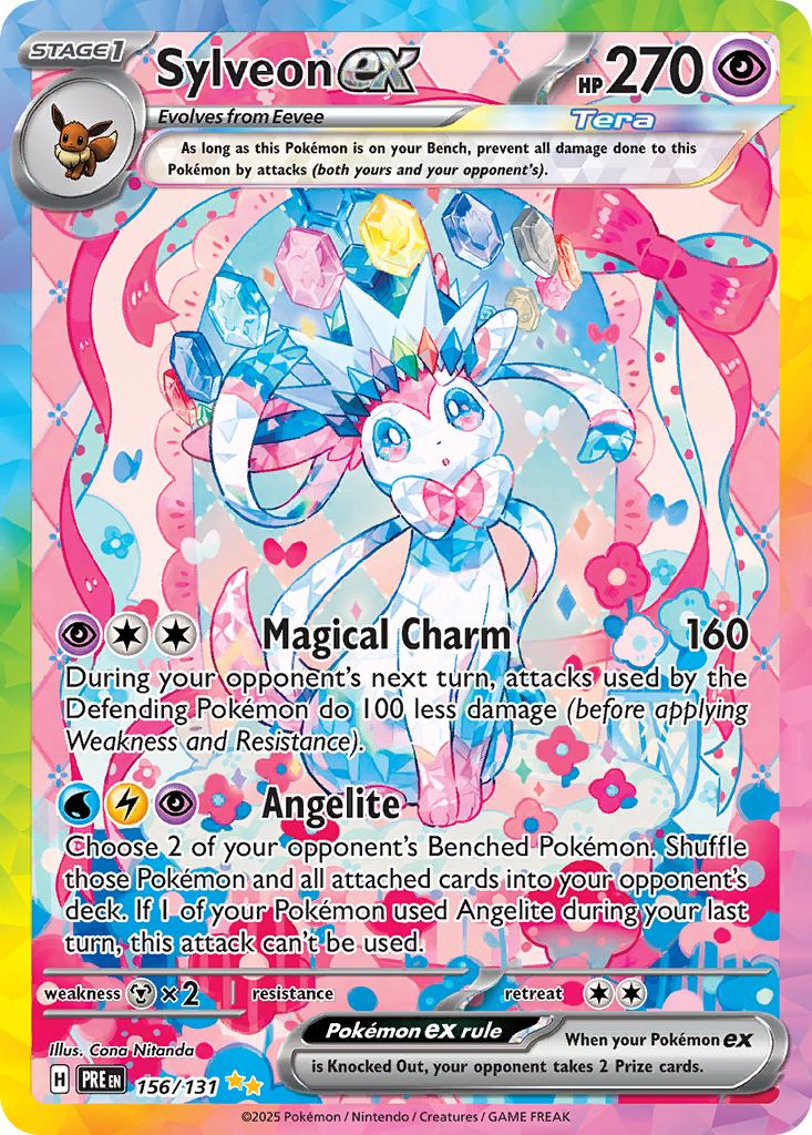 Sylveon ex 156/131 Prismatic Evolutions
