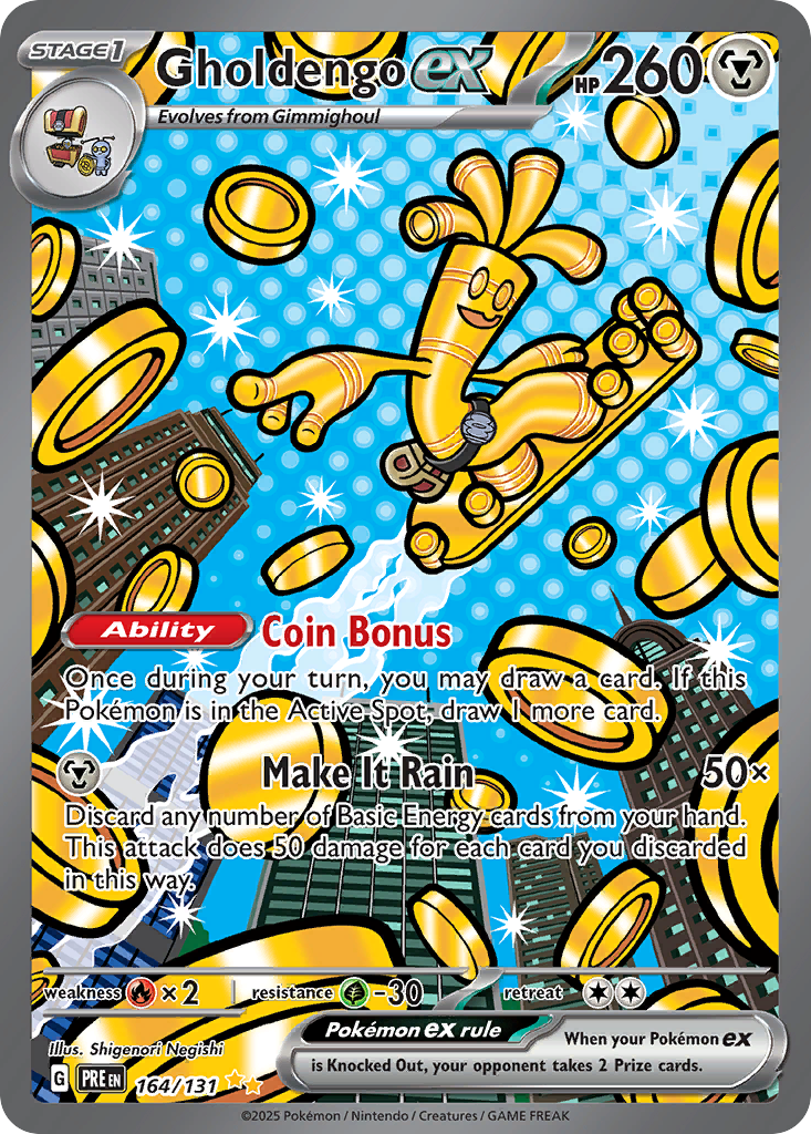 Gholdengo ex 164/131 Prismatic Evolutions