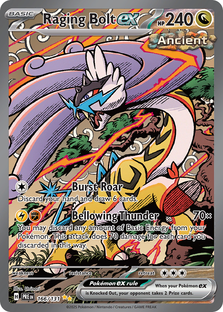 Raging Bolt ex 166/131 Prismatic Evolutions