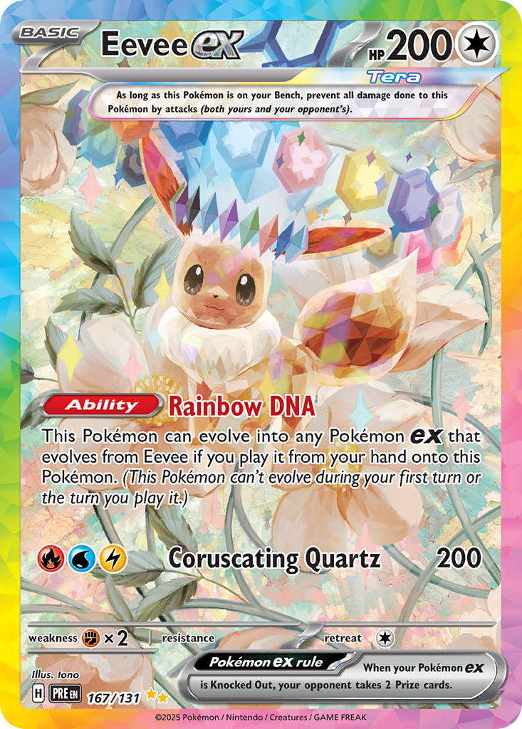 Eevee ex 167/131 Prismatic Evolutions