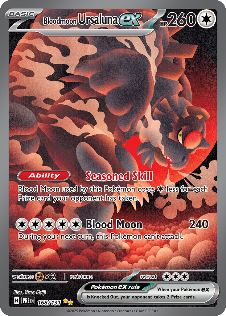 Bloodmoon Ursaluna ex 168/131 Prismatic Evolutions