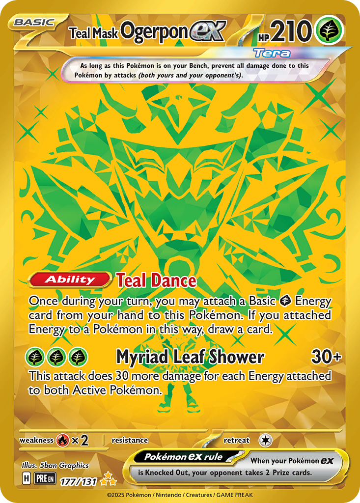 Teal Mask Ogerpon ex 177/131 Prismatic Evolutions
